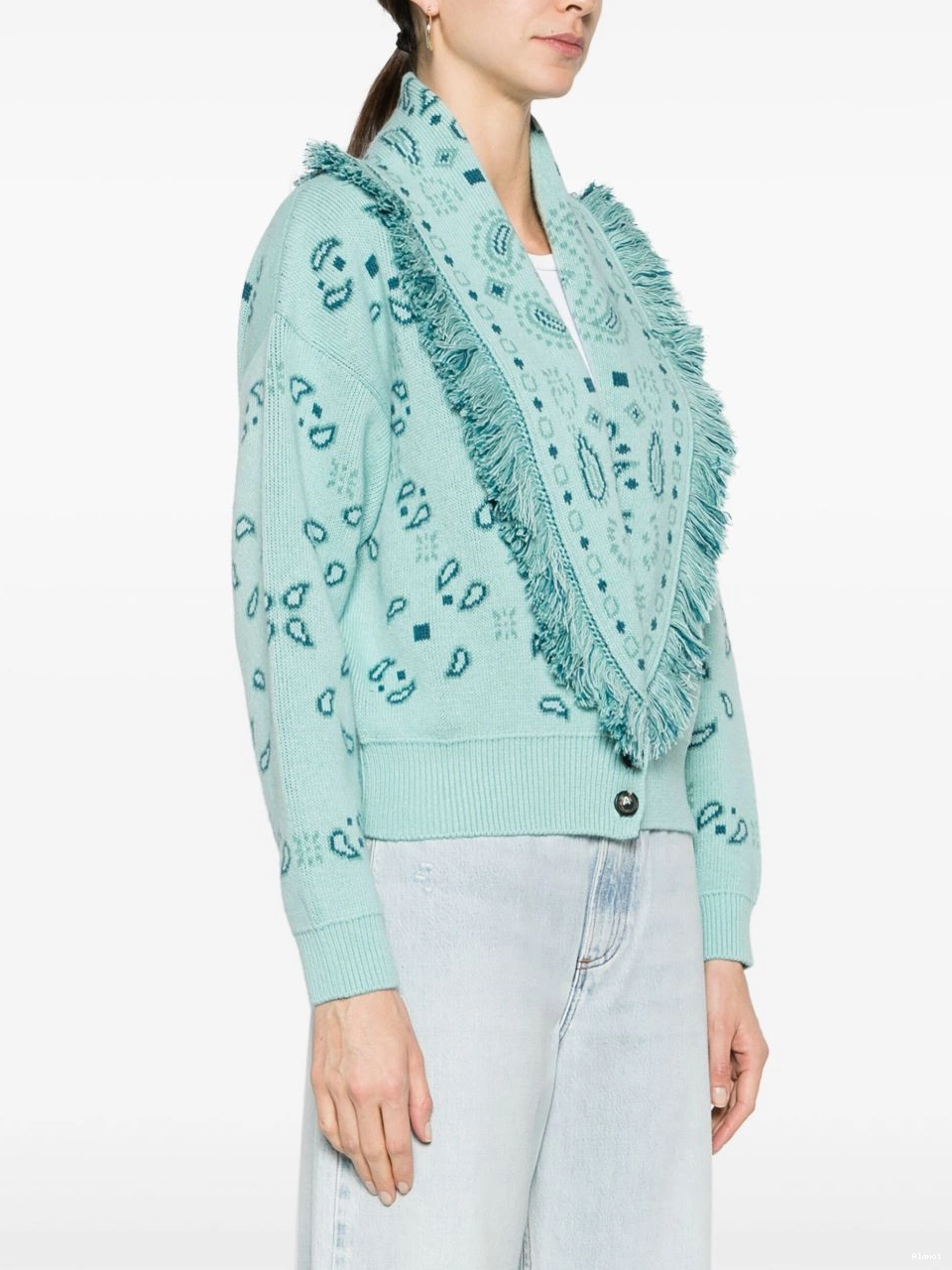 Cheap bomber bandana-jacquard Women cardigan Alanui 0421